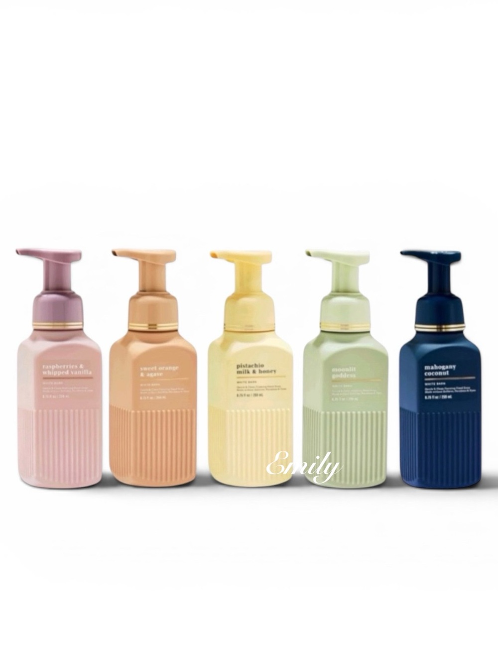 5X Bath & Body Works LUXE Foaming Hand Soap 8.75 fl oz Set Bundle